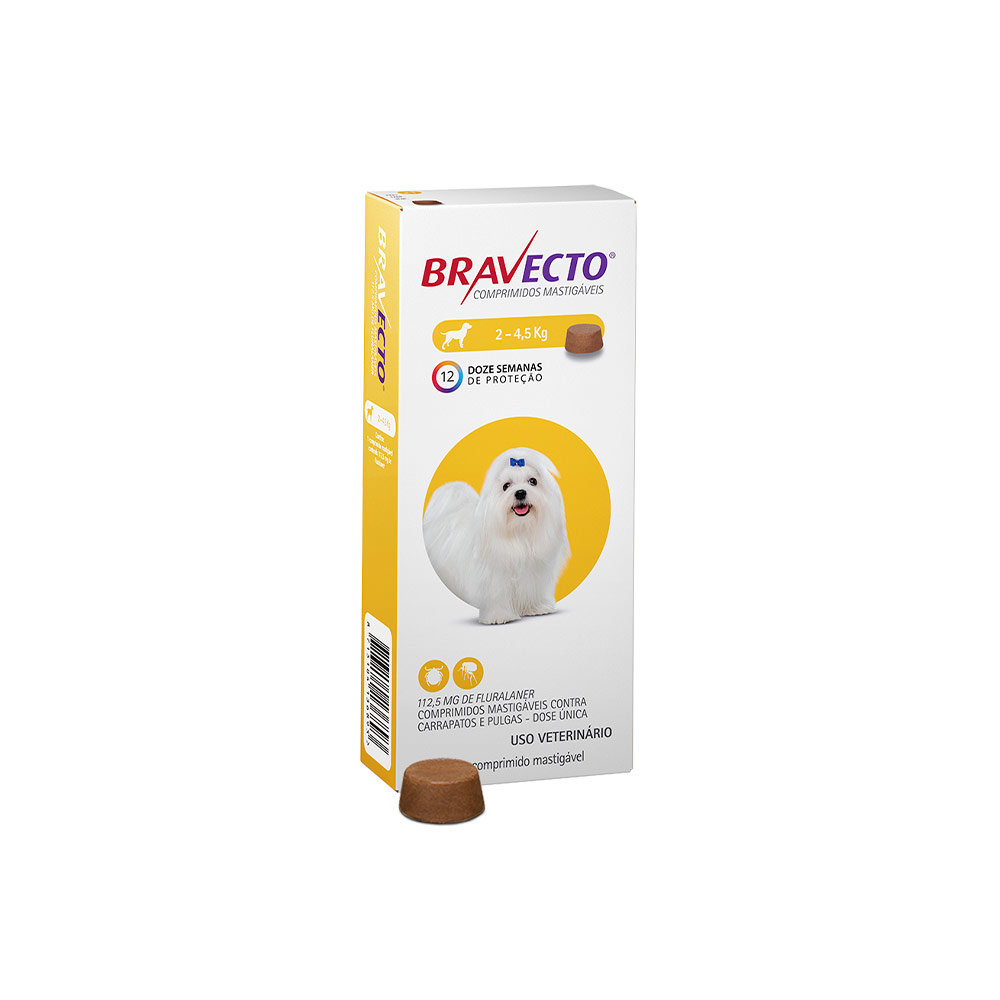 BRAVECTO 112,5 MG ( 2 - 4,5KG ) 