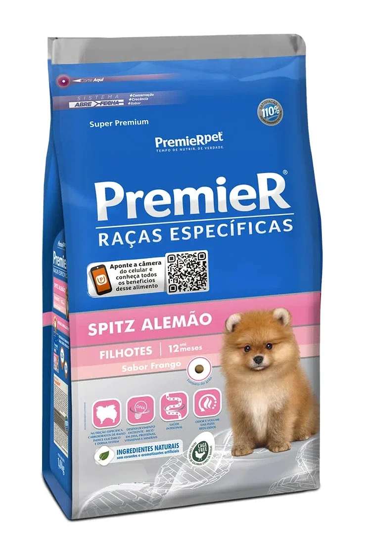 PREMIER  CAES FILHOTES SPITZ ALEMAO 2,5 KG