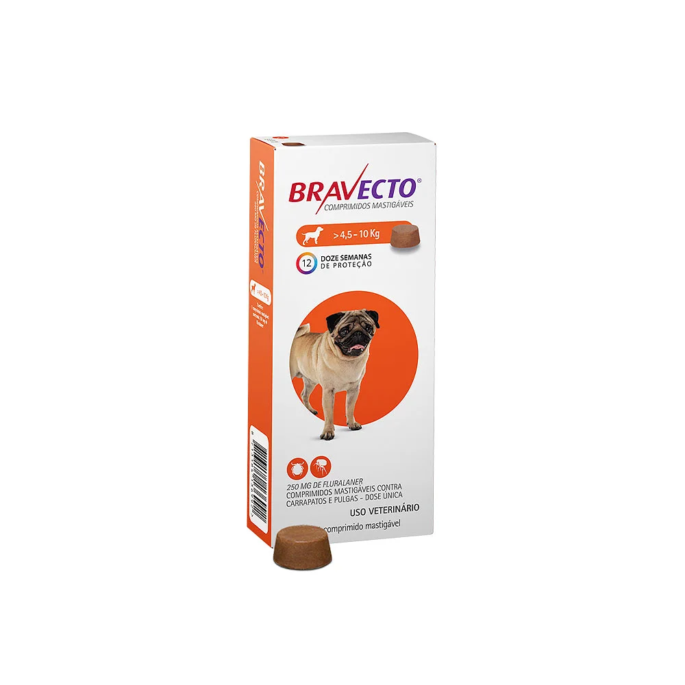 BRAVECTO 250 MG ( 4,5 - 10 KG )