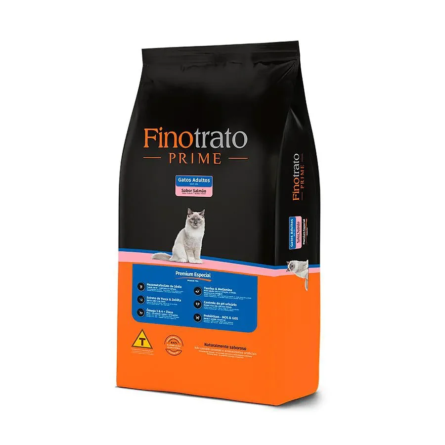 FINOTRATO PRIME SALMAO GATOS ADULTOS 15KG